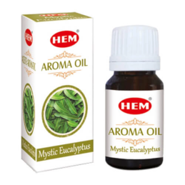 Ulei aromaterapie HEM Mystic Eucalyptus, sticla cu picurator, ulei esential eucalipt, 10ml