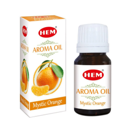 Ulei aromaterapie HEM Mystic Orange, sticla cu picurator, ulei esential portocale, 10ml