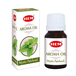 Ulei aromaterapie HEM Mystic Patchouli, sticla cu picurator, ulei esential paciuli, 10ml