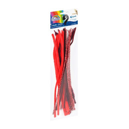 Accesorii creatie - sarma plusata, rosu, 30cm, set 20 buc, Fiorello, GR-CH017 / 170-2612