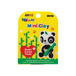 Plastilina iClay MiniClay AMOS, model urs panda