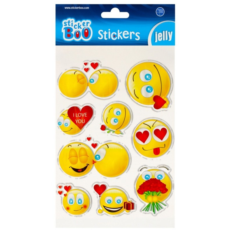 Abtibilduri - fete zambarete mari, set 9 buc, Sticker Boo, 493720 Abtibilduri - fete zambarete mari, set 9 buc, Sticker Boo, 493720