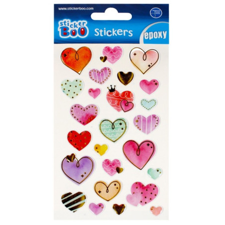 Abtibilduri - inimi, set 26 buc, Sticker Boo, 493725