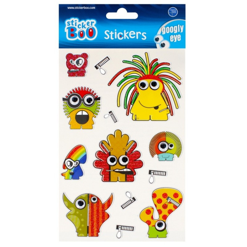 Abtibilduri - monstruleti, set 13 buc, Sticker Boo, 493717 Abtibilduri - monstruleti, set 13 buc, Sticker Boo, 493717