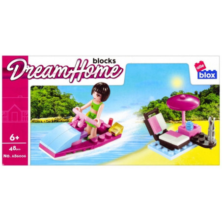 Set de constructie Alleblox Dream Home - seturi de vis, diverse modele, 46-52 piese, 6+