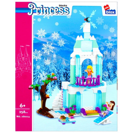 Set de constructie Alleblox Princess - castelul de gheata - AB6024 / 492791, 258 piese, 6+