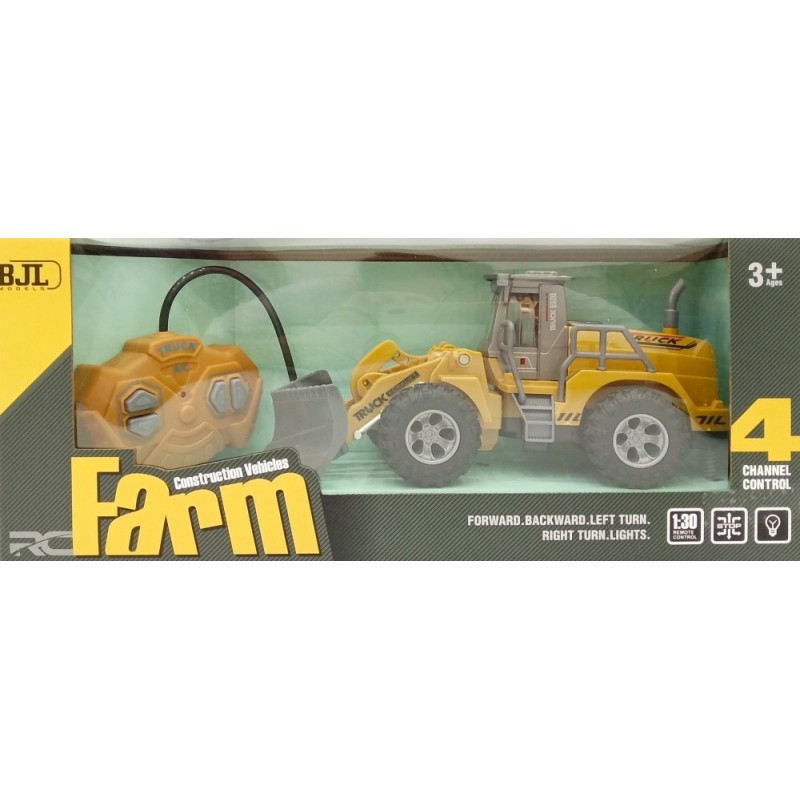 Buldozer cu telecomanda MegaCreative 500206, 1:30, cu sunete si lumini, plastic, multicolor, 3+ ani Buldozer cu telecomanda MegaCreative 500206, 1:30, cu sunete si lumini, plastic, multicolor, 3+ ani