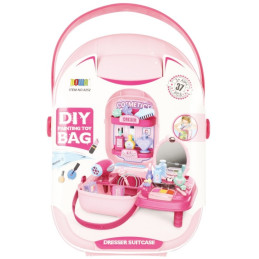 Set fashion - gentuta cu accesorii - 37 de piese, MegaCreative 483193, 3+ ani
