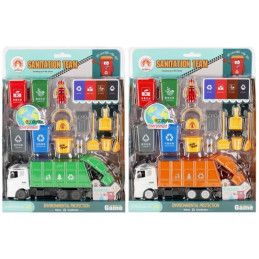 Camion de gunoi MegaCreative 454455, accesorii incluse, plastic, multicolor, 3+ ani