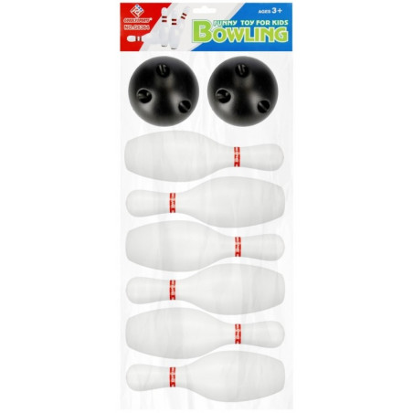 Set Bowling, include 6 popice, 2 bile, alb, 3+ ani, MegaCreative, 511319