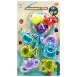 Set de pescuit - plasa si vietati marine - 10 piese, MegaCreative 511322, 3+ ani