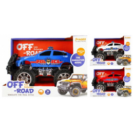 Masina de politie off-road MegaCreative 442235, 23cm, plastic, diverse culori, 3+ ani