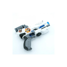 Pistol AR - cu bluetooth, suport telefon, necesita baterii 3x AA, alb, 3+ ani, MegaCreative, 419250