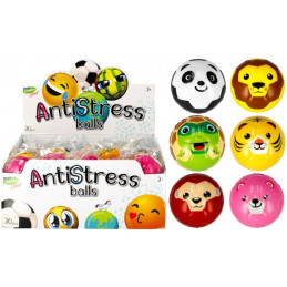 Minge antistres - animalute salbatice, 6cm, diverse modele, 3+ ani, MegaCreative, 489540