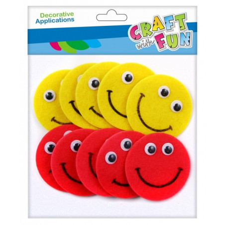 kidsmagicstore.ro|Accesorii creatie - fete zambitoare fetru, set 10 buc, Craft with Fun, 46345113,33 lei11,99 leiCraft with FunNoutati5908275111412