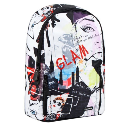 kidsmagicstore.ro|Ghiozdan Starpak Glam, 1 compartiment, 2 buzunare, multicolor, 42988390,91 lei81,82 leiStarpakRechizite5903246435948