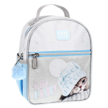 kidsmagicstore.ro|Ghiozdan Starpak Kitty, 1 compartiment, 3 buzunare, gri cu bleu, 48589558,14 lei52,32 leiStarpakNoutati5904335822045