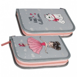 Penar echipat Starpak My Little Balerina, 1 fermoar, 2 extensii, gri cu roz, 486123