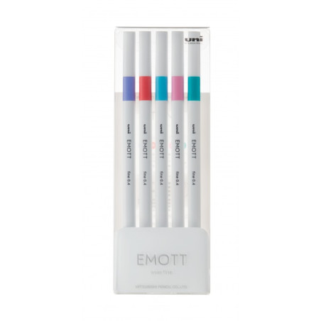kidsmagicstore.ro|Fineliner UNI EMOTT PEM-SY, 0.4mm, NO.5, set 5 culori pastel28,29 lei25,46 leiUni-ballNoutati4902778248324