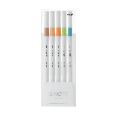 kidsmagicstore.ro|Fineliner UNI EMOTT PEM-SY, 0.4mm, NO.6, set 5 culori pastel28,29 lei25,46 leiUni-ballNoutati4902778248331