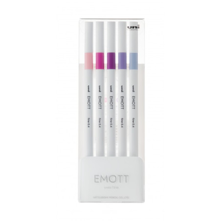 kidsmagicstore.ro|Fineliner UNI EMOTT PEM-SY, 0.4mm, NO.7, set 5 culori pastel28,29 lei25,46 leiUni-ballNoutati4902778248348