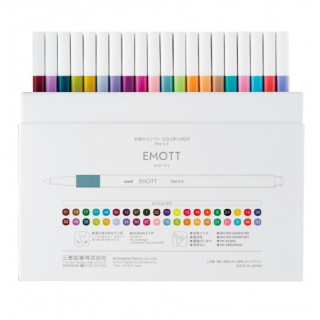 kidsmagicstore.ro|Fineliner UNI EMOTT PEM-SY, 0.4mm, set 40 culori226,34 lei203,70 leiUni-ballNoutati4902778248393