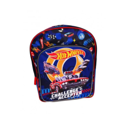 Ghiozdan St.Majewski Hot Wheels, 3 compartimente, 2 buzunare, bleumarin, 631696