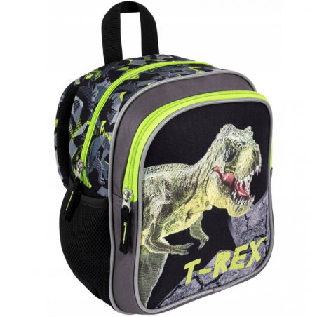 kidsmagicstore.ro|Ghiozdan St.Majewski Bambino TRex, 1 compartiment, 3 buzunare, negru cu verde, 650635107,44 lei96,70 leiSt.MajewskiNoutati5903235650635