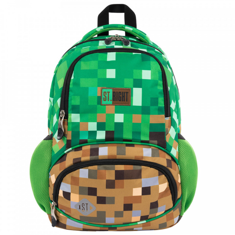 kidsmagicstore.ro|Ghiozdan St.Majewski St.Right PX, 1 compartiment, 4 buzunare, verde cu maro, BP71 / 653773150,80 lei135,72 leiSt.MajewskiFara stoc5903235653773