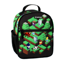 kidsmagicstore.ro|Ghiozdan Starpak Pixel Game, gradinita, 1 compartiment, 1 buzunar, negru cu verde, 50601977,49 lei69,74 leiStarpakFara stoc5904335872576