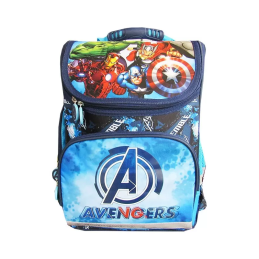 Ghiozdan St.Majewski Avengers, 1 compartiment, 1 buzunar, albastru, 651359
