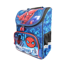 Ghiozdan St.Majewski Spiderman, clasele I-IV, 1 compartiment, 3 buzunare, albastru, 651281