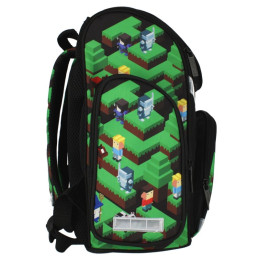 kidsmagicstore.ro|Ghiozdan Starpak Pixel Game, 1 compartiment, 3 buzunare, negru cu verde, 507274209,08 lei188,17 leiStarpakNoutati5904335874174