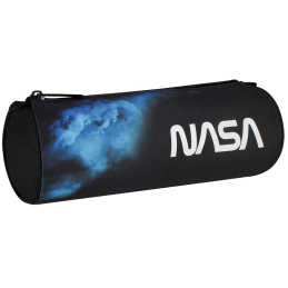 Penar neechipat Starpak Nasa, 1 fermoar, negru cu albastru, cilindric, 506180