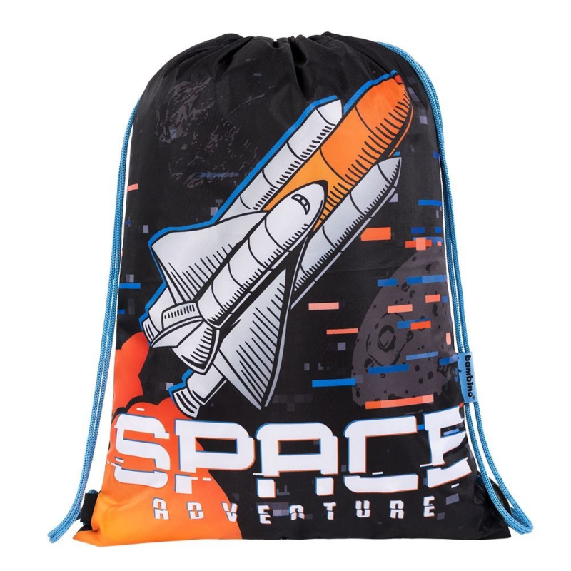 Rucsac cu snur pentru copii Bambino Space 650727, 32x43.5cm Rucsac cu snur pentru copii Bambino Space 650727, 32x43.5cm