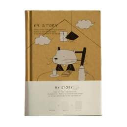 Jurnal B6 CNX Notebook JZB15-9677, 128 file, hartie kraft, matematica, dictando, velin, coperta cartonata