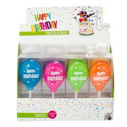 Lumanari aniversare pentru tort Trendhaus, in forma de balon, diverse culori, CH28839 / CH30041