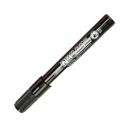Marker permanent CNX AIHAO 34500, varf rotund, 0.8mm, negru