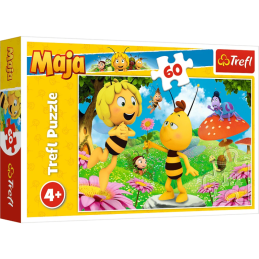 Puzzle carton 60 piese Trefl Albinuta Maia, 17330, 4+ ani
