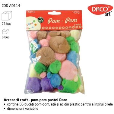 Pom Pom Pastel Daco Art AD114