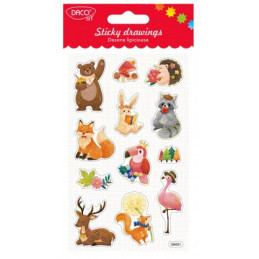 Abtibild animale salbatice - AB091 Desene lipicioase DACO