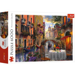 Puzzle carton 6000 piese Trefl Cina romantica, 65003, 16+ ani