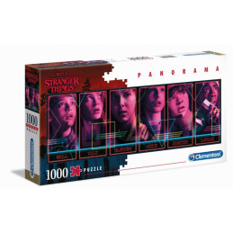 Puzzle carton 1000 piese Clementoni Stranger Things - Panorama, 39548, 14+ ani