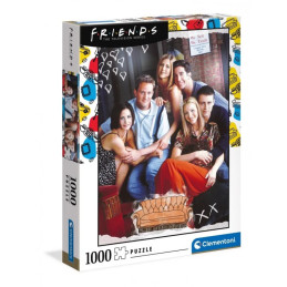 Puzzle carton 1000 piese Clementoni Friends, 39587, 14+ ani