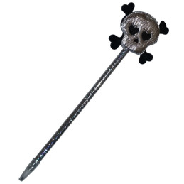 Pix cu figurine Cnx Halloween, craniu, argintiu