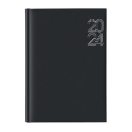 Agenda A5 datata Artibest EJ-1204, 336 pagini, coperta buretata neagra