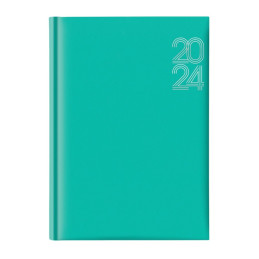 Agenda A5 datata Artibest EJ-1207, 336 pagini, coperta buretata turcoaz