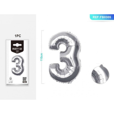 kidsmagicstore.ro|Baloane aniversare PartyGo cifra 3, 40cm, argintiu, FB00043,61 lei3,25 leiPartyGoBaloane8058617589045