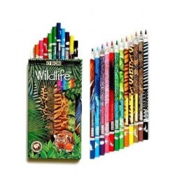 Set 12 Creioane colorate Wildlife