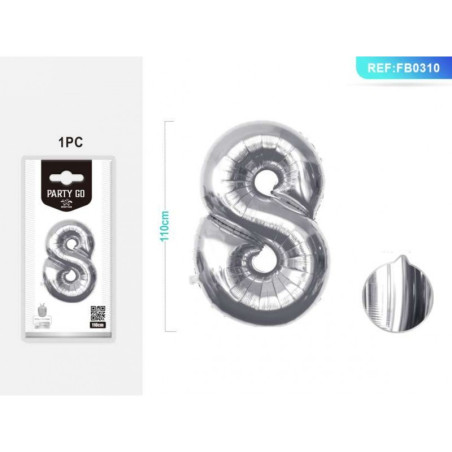 kidsmagicstore.ro|Baloane aniversare PartyGo cifra 8, 40cm, argintiu, 405180 / FB00093,61 lei3,25 leiPartyGoBaloane8058617589090